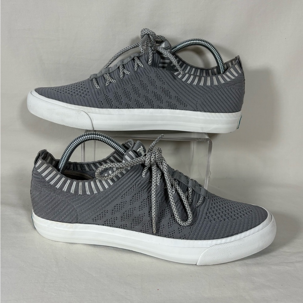 Blowfish Malibu Gray/White Mazaki Matrix Knit Sneakers - Size 9.5